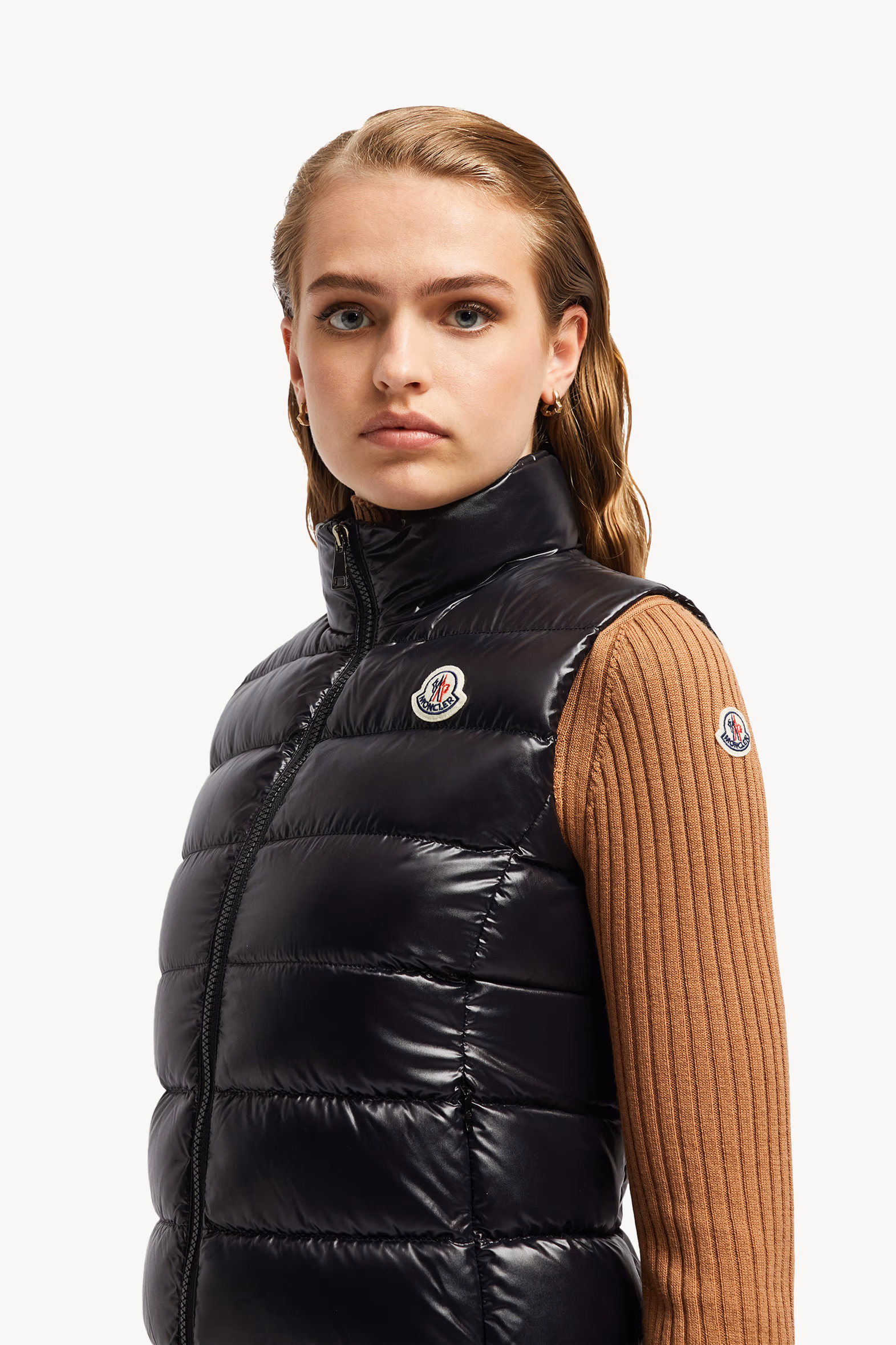 Chaleco plumífero Ghany Mujer Negro Moncler 4